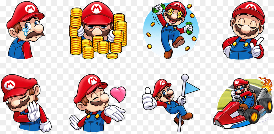 Super Mario Telegram Stickers, Baby, Person, Game, Face Free Png