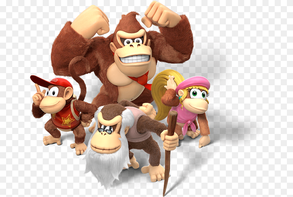 Super Mario Wiki Donkey Kong Tropical Freeze Toys, Toy, Face, Head, Person Png Image