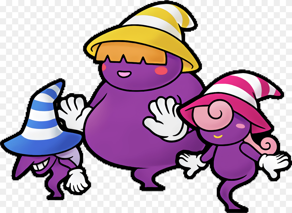 Super Mario Wiki Super Paper Mario The Thousand Year Door Characters, Purple, Clothing, Hat, Baby Png