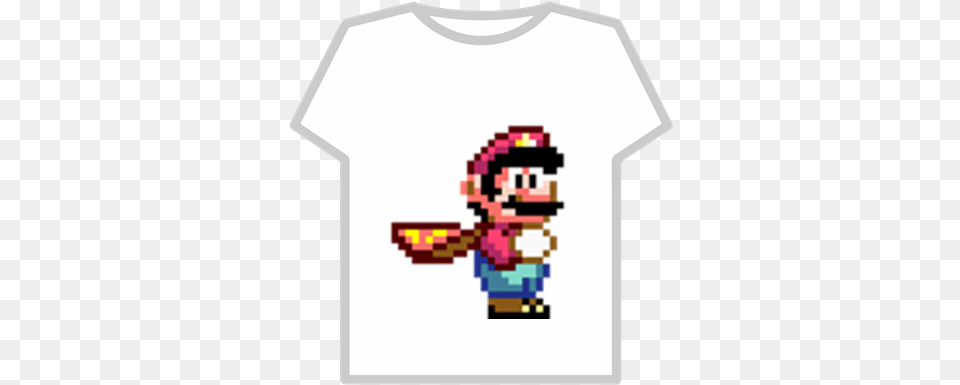 Super Mario World Cape Roblox Mario De Super Mario World, Clothing, T-shirt, Baby, Person Free Transparent Png