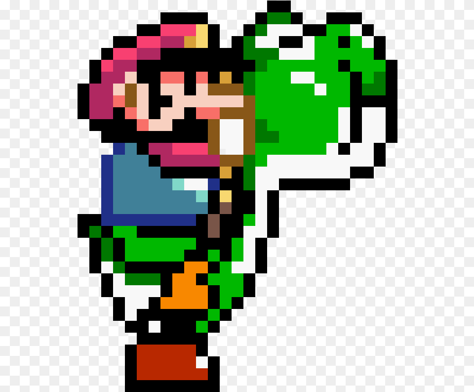 Super Mario World Mario With Yoshi Holding His Breath Mario Riding Yoshi Super Mario World, Art, Graphics Png Image