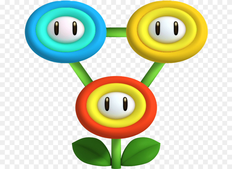 Super Mario World New Bros Super Mario Fire Flower, Rattle, Toy, Nature, Outdoors Free Png