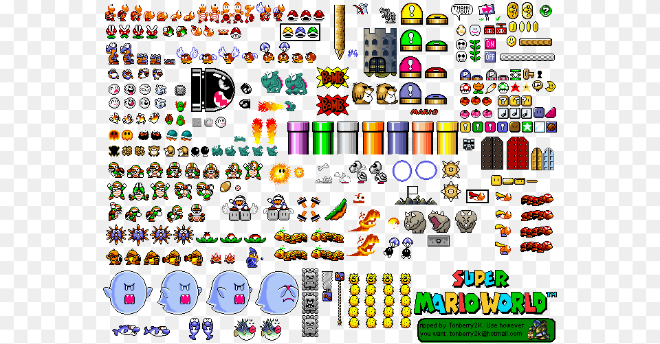 Super Mario World Sprite All Super Mario World Blocks, Person, Baby, Text, Head Free Png Download