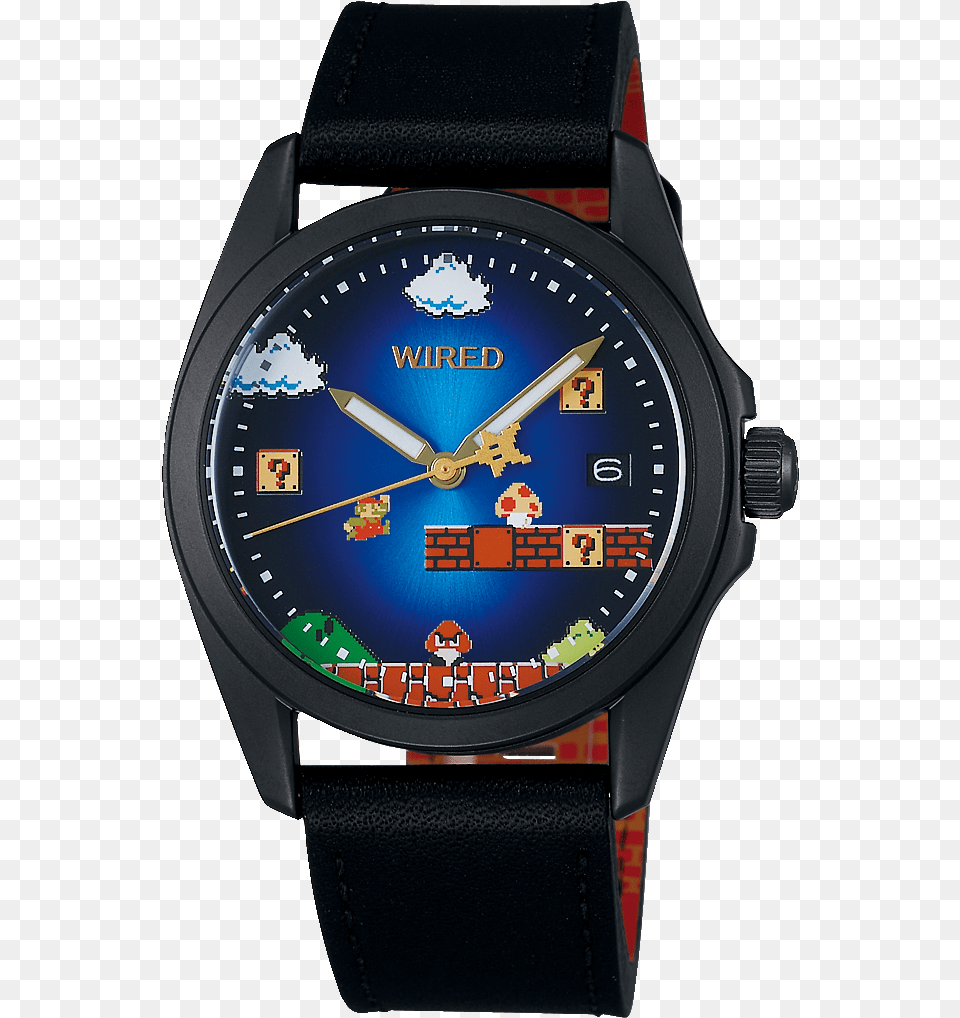 Super Mario Wrist Watch, Arm, Body Part, Person, Wristwatch Free Transparent Png