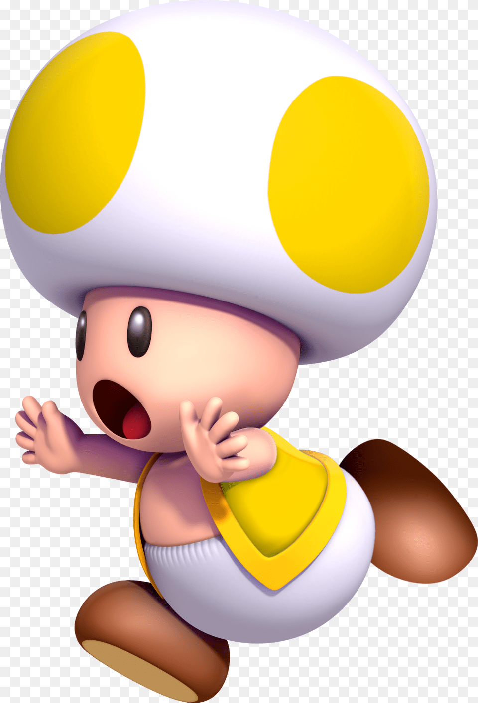 Super Mario Yellow Toad, Nature, Outdoors, Snow, Snowman Png Image