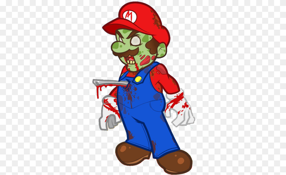 Super Mario Zombie, Baby, Person, Face, Head Free Png