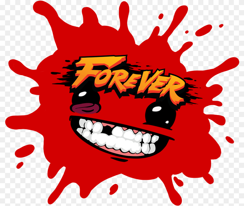 Super Meat Boy Forever Font, Body Part, Mouth, Person, Teeth Free Png