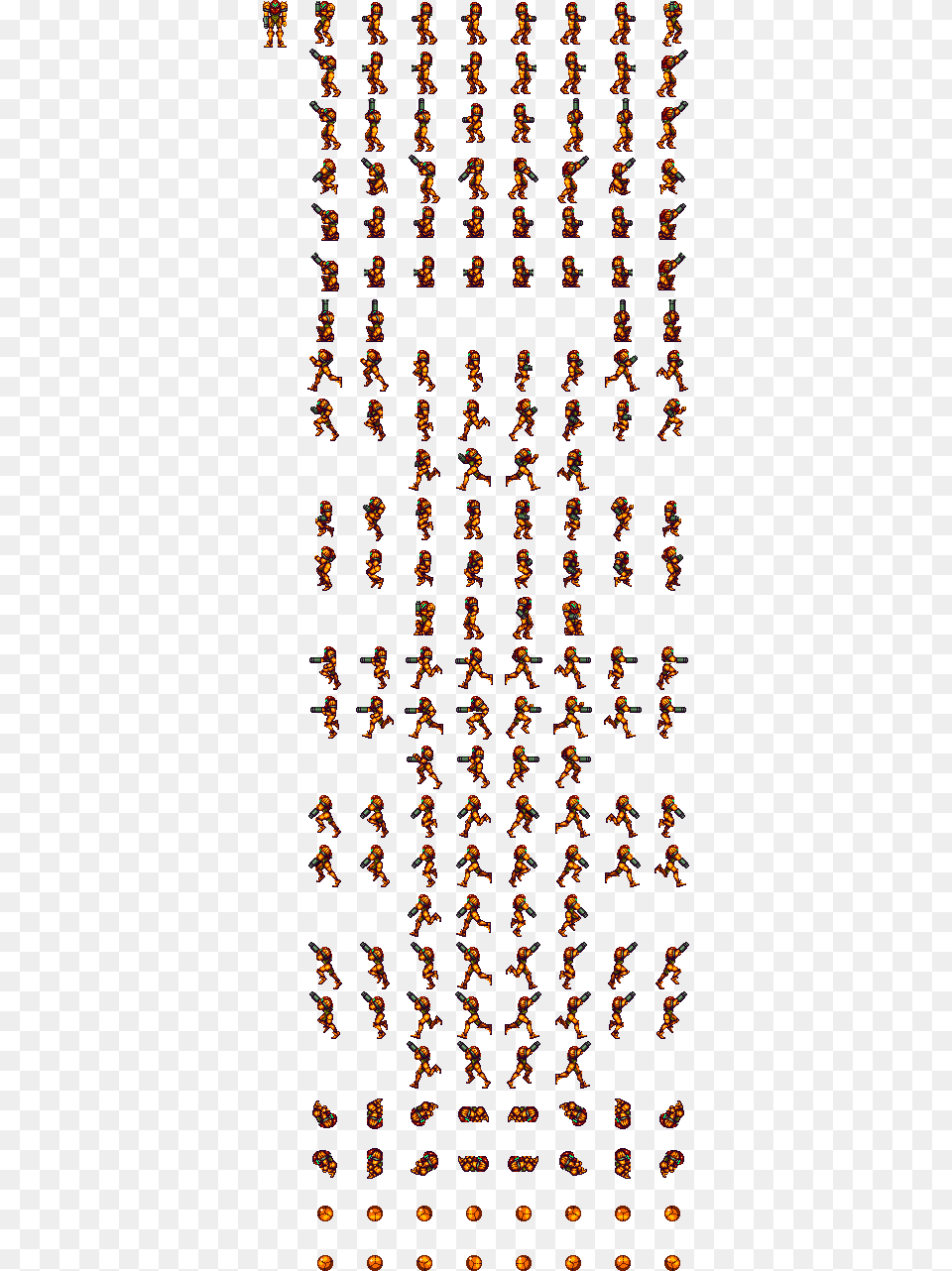 Super Metroid Gravity Suit Sprite, Text, Animal, Flock, Person Png Image