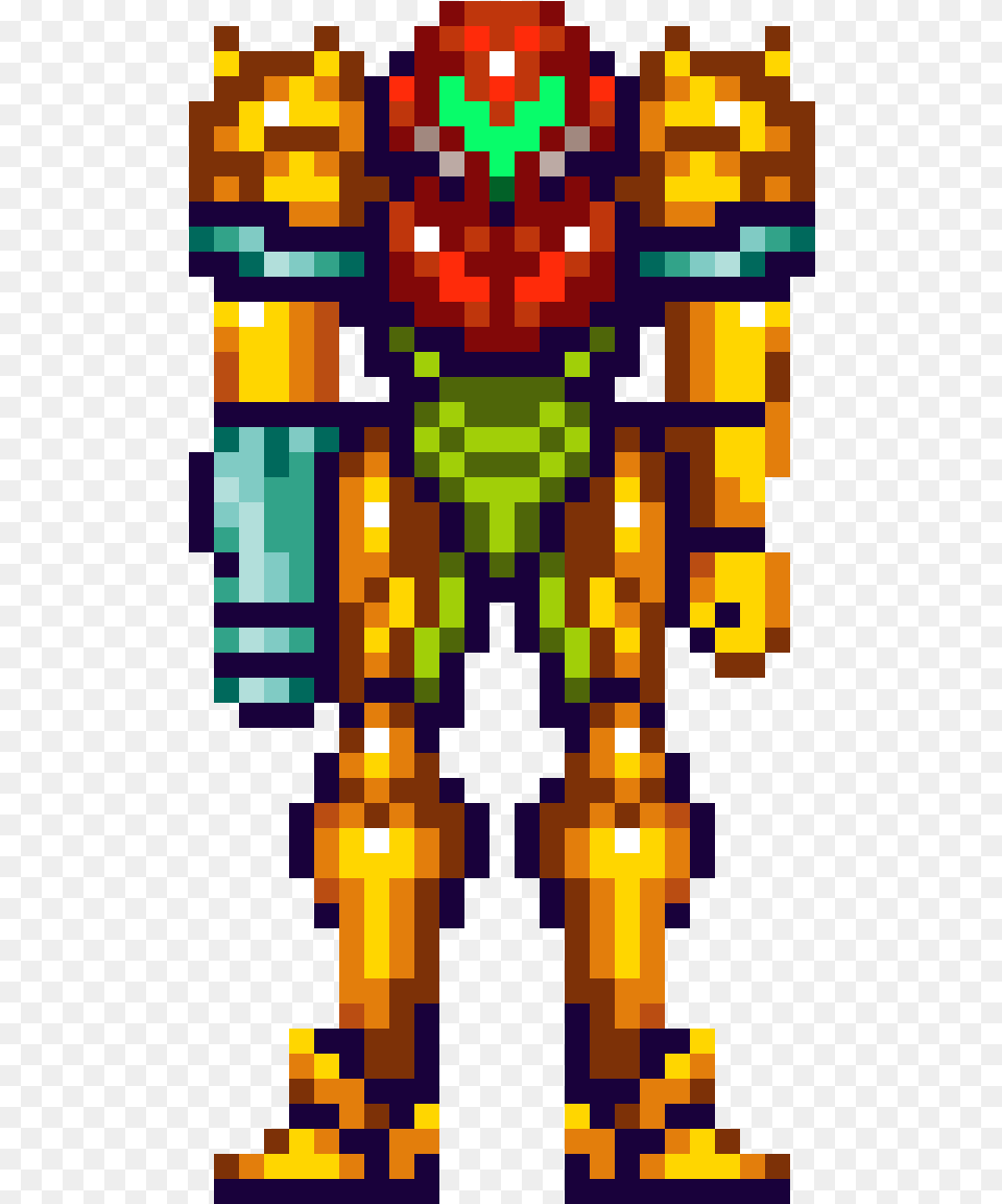 Super Metroid Pixel Art Metroid Samus Pixel Art Free Png