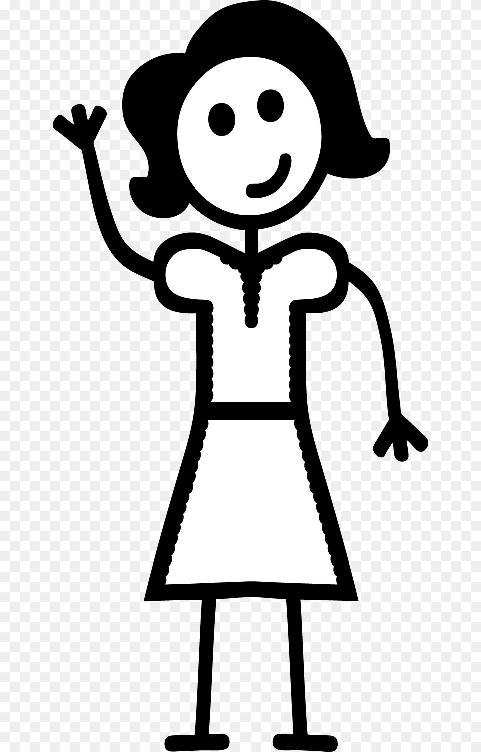 Super Mom Stick Figure, Stencil, Nature, Outdoors, Snow Png Image