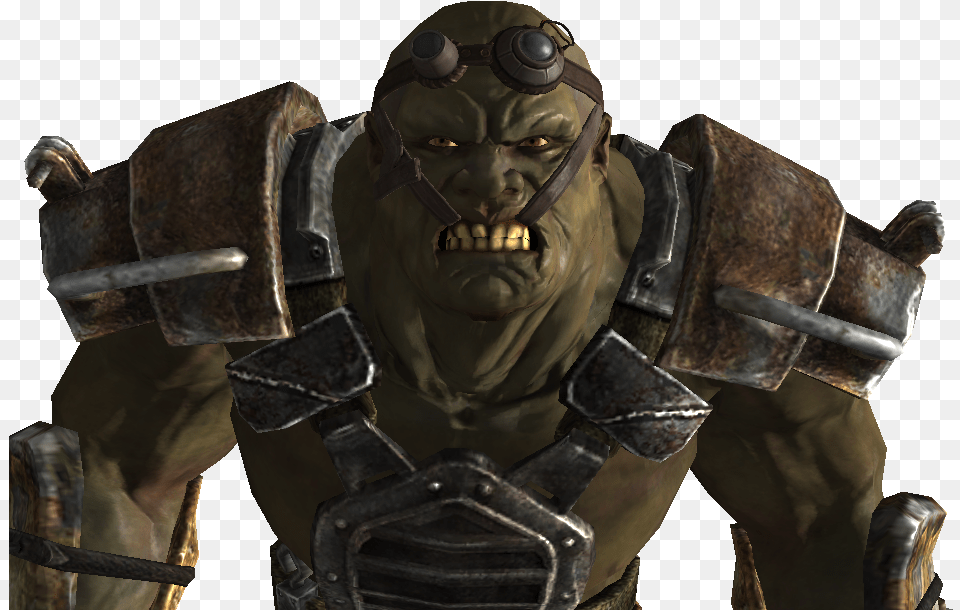 Super Mutant Fallout, Bronze, Adult, Male, Man Free Png