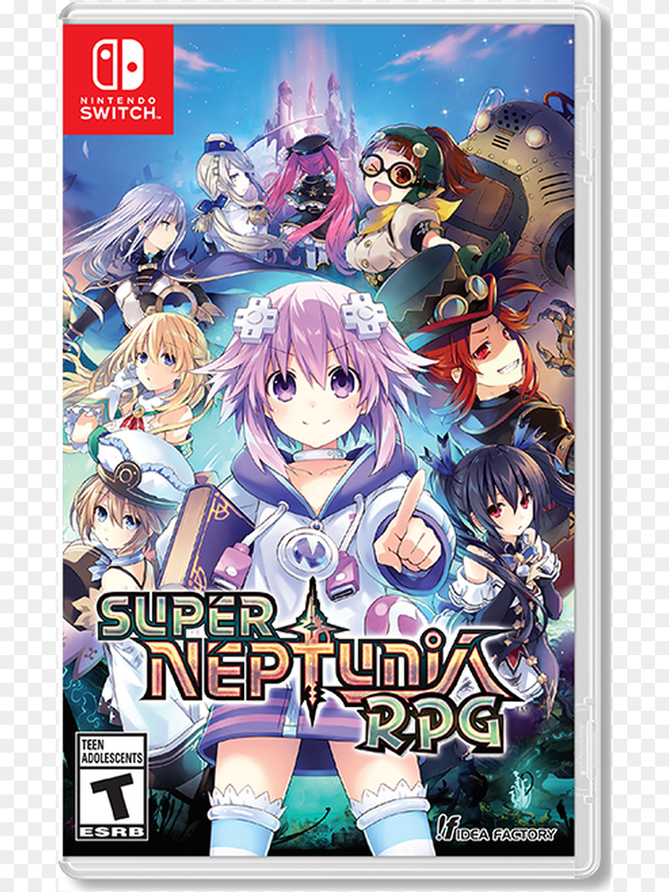 Super Neptunia Rpg Standard Edition Super Neptunia Rpg Switch, Book, Comics, Publication, Manga Free Transparent Png