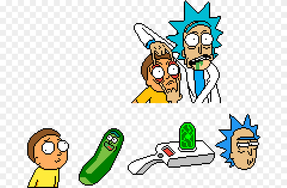 Super Nice Rick And Morty Art, Person, Face, Head Png Image