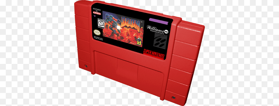 Super Nintendo 3d Cart Pack Doom Snes, Computer Hardware, Electronics, Hardware, Arcade Game Machine Png Image