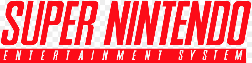 Super Nintendo Entertainment System Logo, Text Free Png