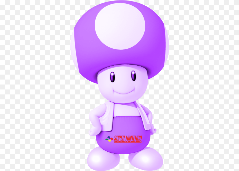 Super Nintendo Entertainment System Toad, Baby, Person, Toy, Purple Free Png Download