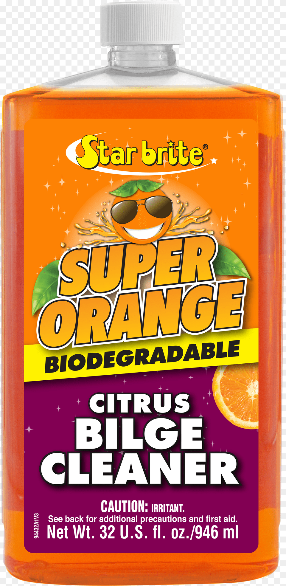 Super Orange Citrus Bilge Cleaner Orange, Text Free Png Download