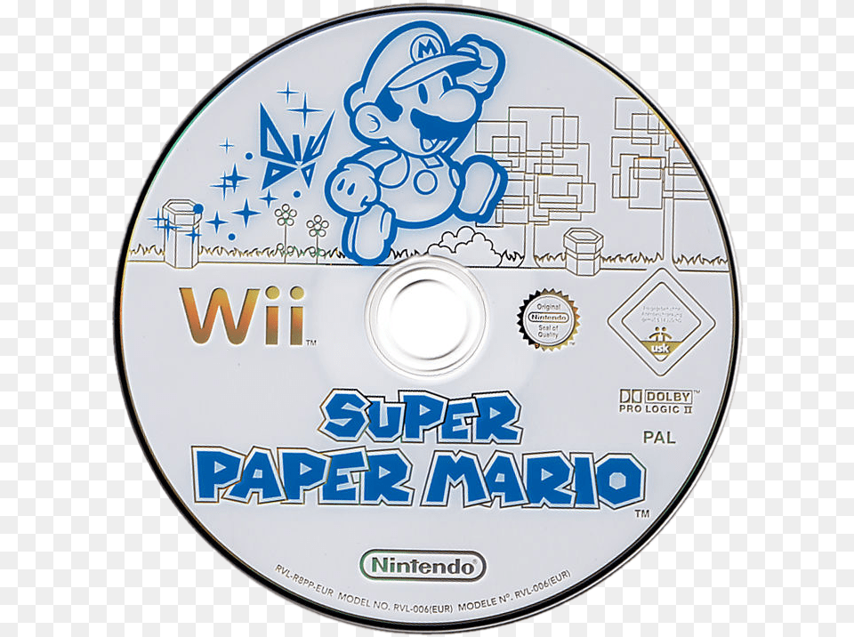 Super Paper Mario Cd, Disk, Dvd Png