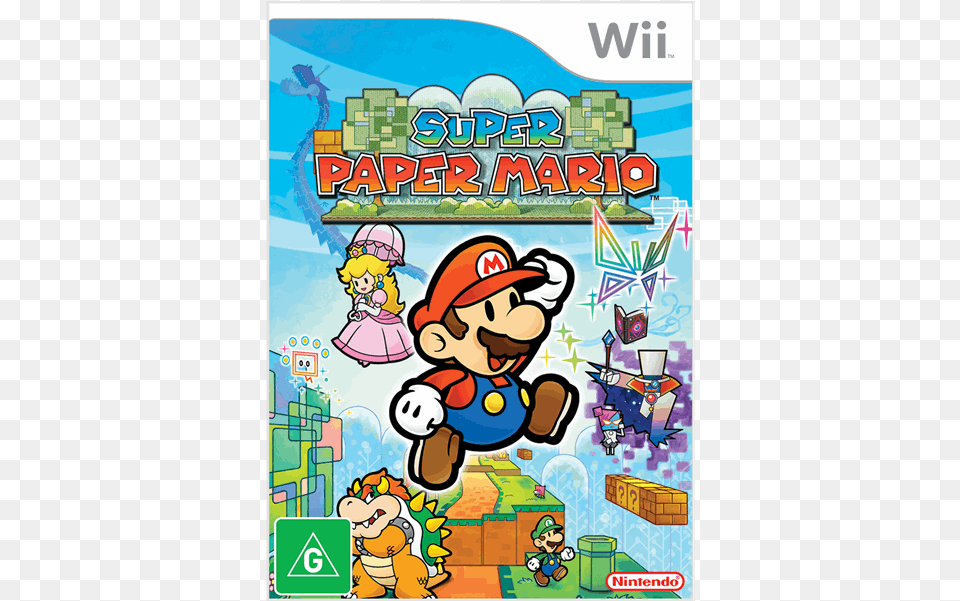 Super Paper Mario Wii, Baby, Person, Game, Super Mario Png Image