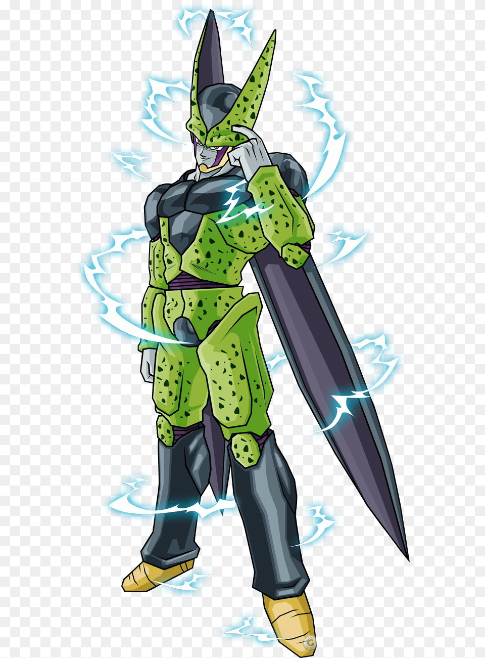 Super Perfect Cell Cell Dragon Ball Z, Person, Knight Png
