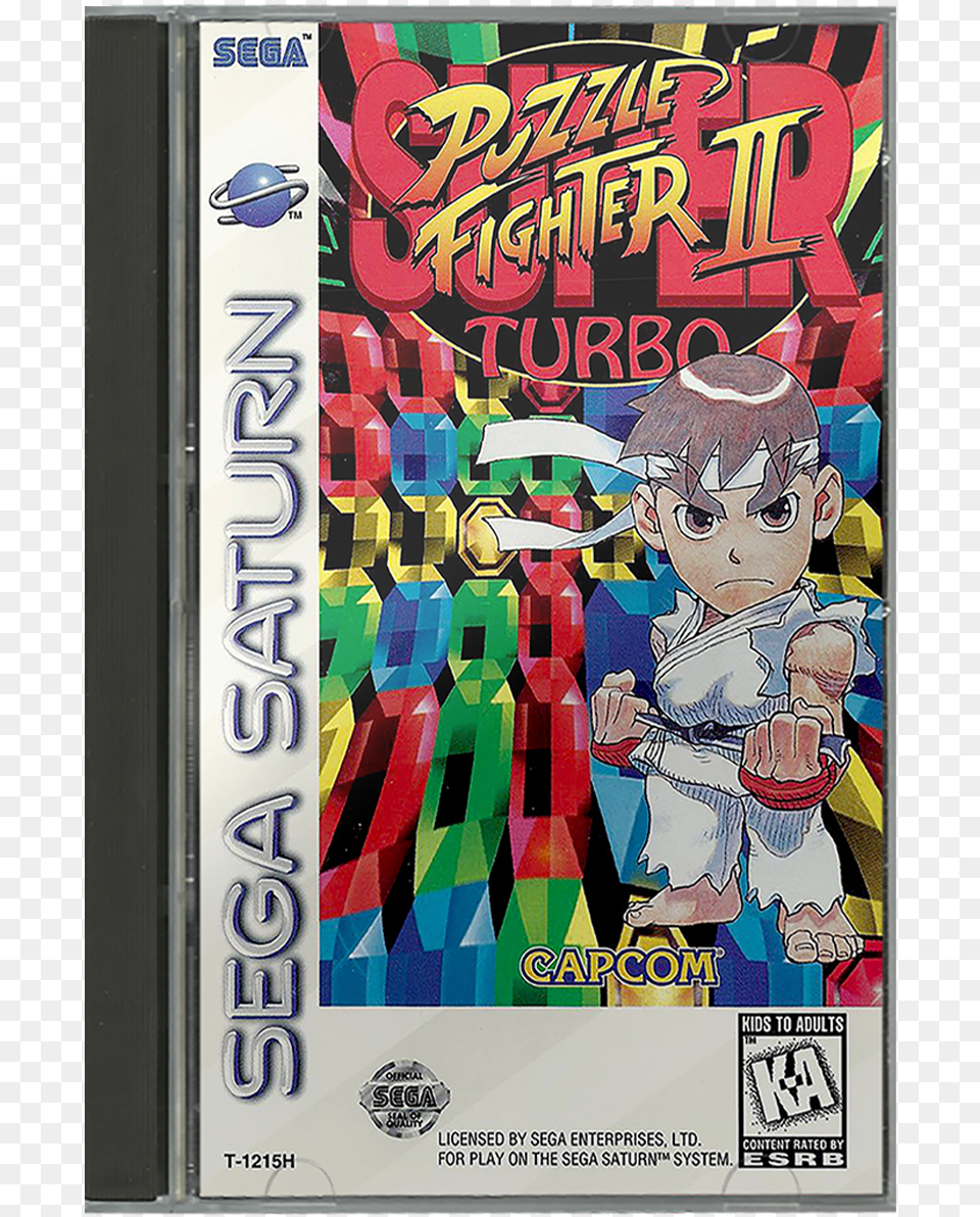 Super Puzzle Fighter 2 Turbo Sega Saturn, Advertisement, Poster, Baby, Book Free Png Download
