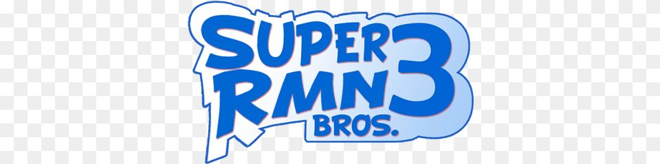 Super Rmn Bros 3 An Indie Platformer Game For Mario Big, Text, Sticker, Logo Free Png Download