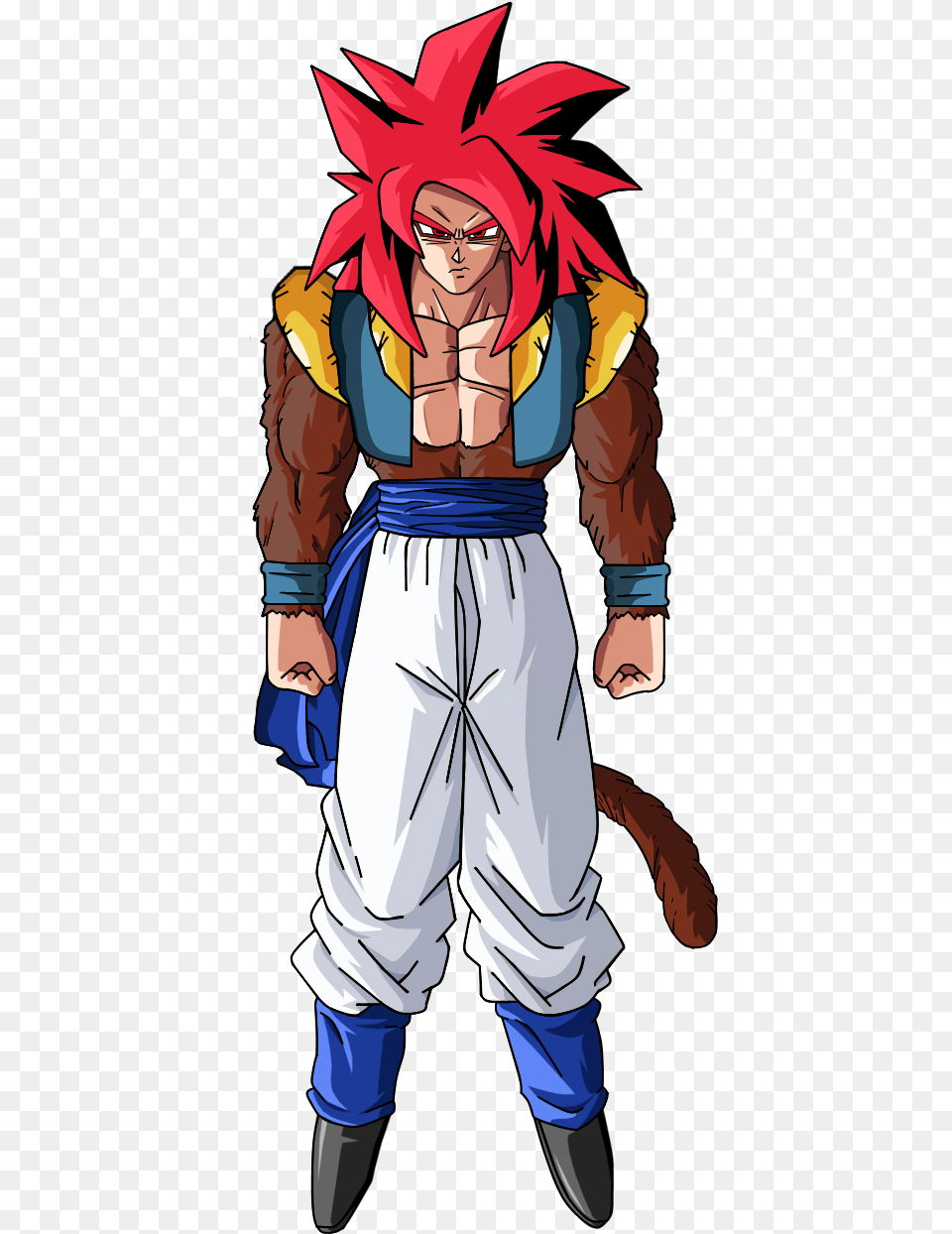 Super Saiyan 4 God Gogeta By Elitesaiyanwarrior On Super Saiyan 4 Gogeta, Book, Comics, Publication, Person Free Transparent Png