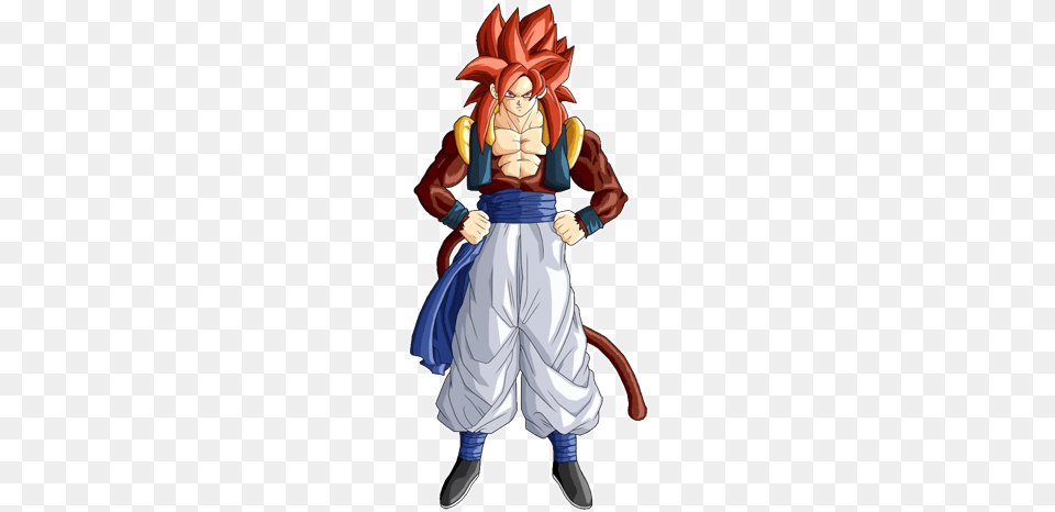 Super Saiyan 4 Gogeta Dragon Ball Gogeta Super Saiyan, Book, Clothing, Comics, Costume Free Transparent Png