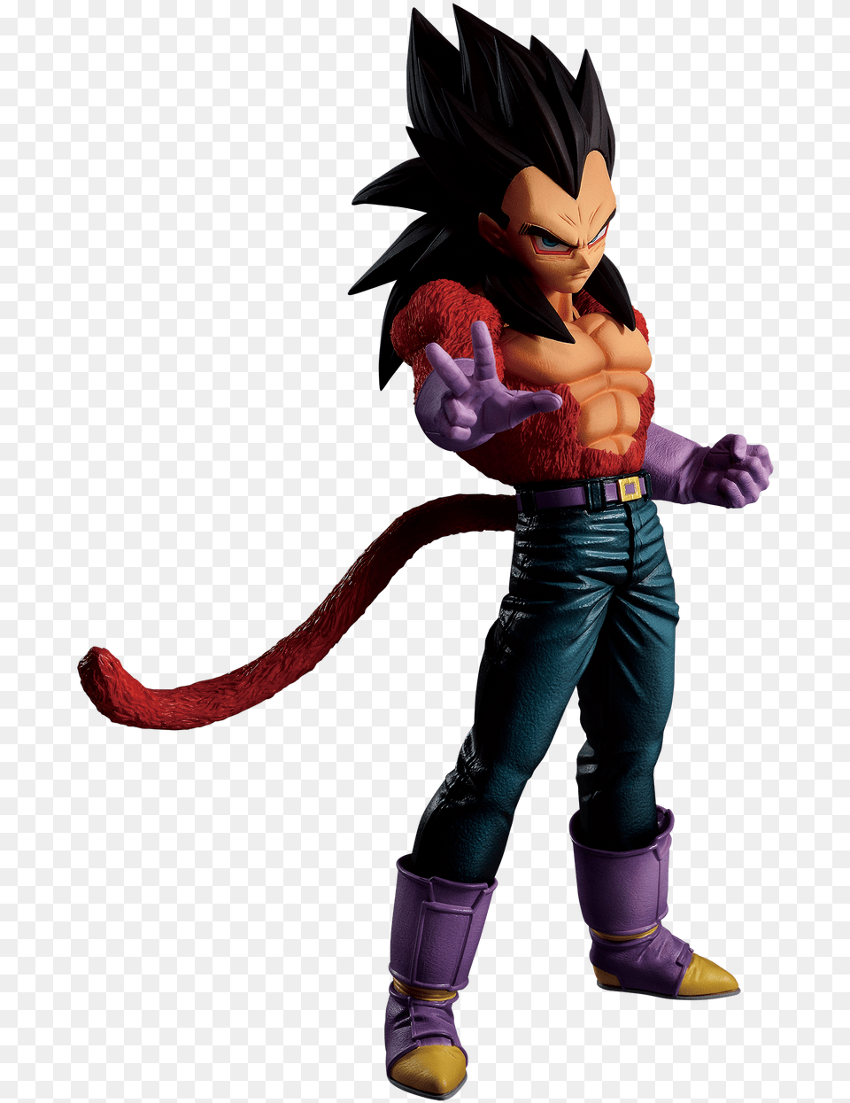 Super Saiyan 4 Vegeta The Greatest Dragon Ball Gt Bandai Ichiban Super Saiyan 4 Vegeta, Clothing, Footwear, Shoe, Person Free Transparent Png