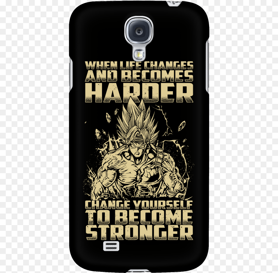 Super Saiyan Bardock Become Stronger Android Phone Rick And Morty Android Case, Electronics, Mobile Phone, Book, Publication Png