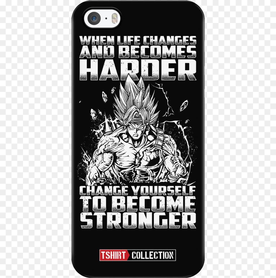 Super Saiyan Bardock Become Stronger Iphone Case Mobile Phone Case, Publication, Book, Comics, Person Free Png Download