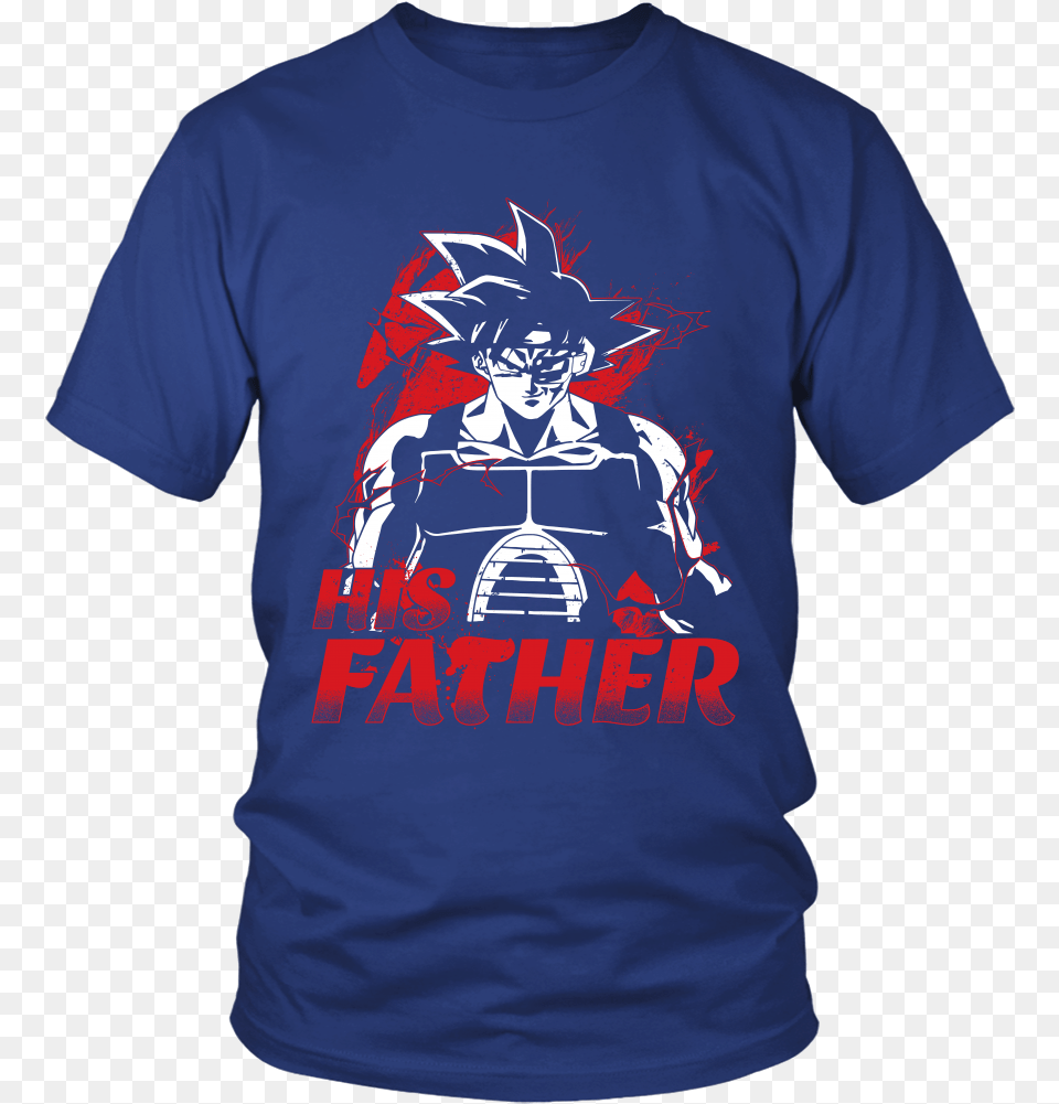 Super Saiyan Bardock Dad Men Short Sleeve T Shirt T Shirt, Clothing, T-shirt, Baby, Person Free Png Download