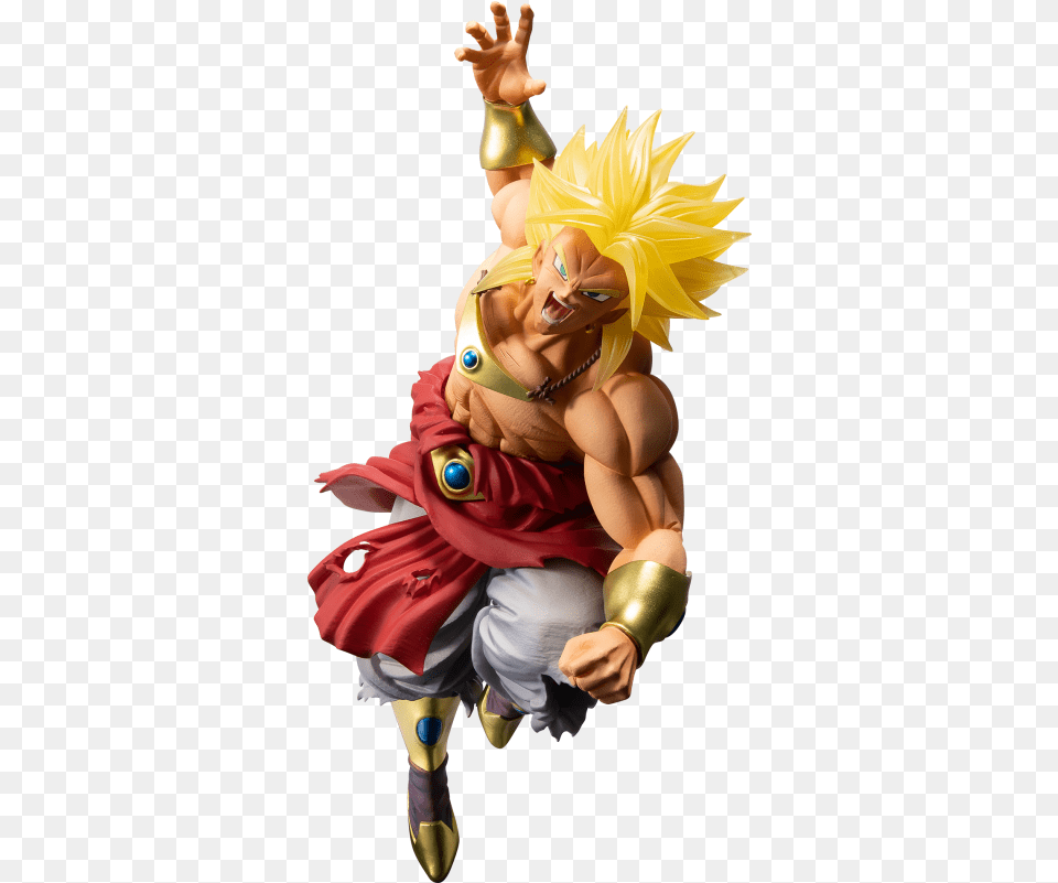 Super Saiyan Broly Figure, Book, Comics, Publication, Baby Png Image