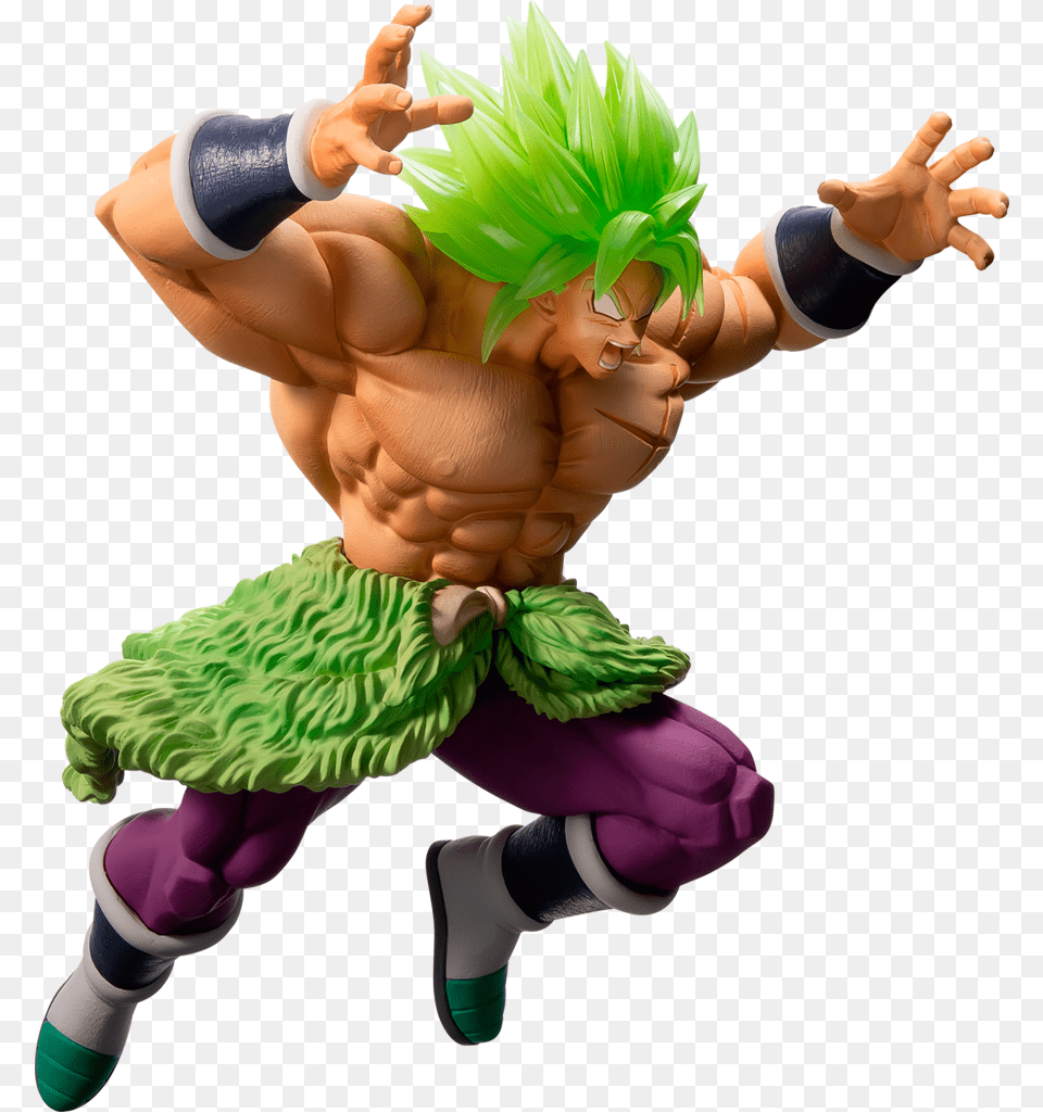 Super Saiyan Broly Full Power Figure, Baby, Person, Face, Head Png Image