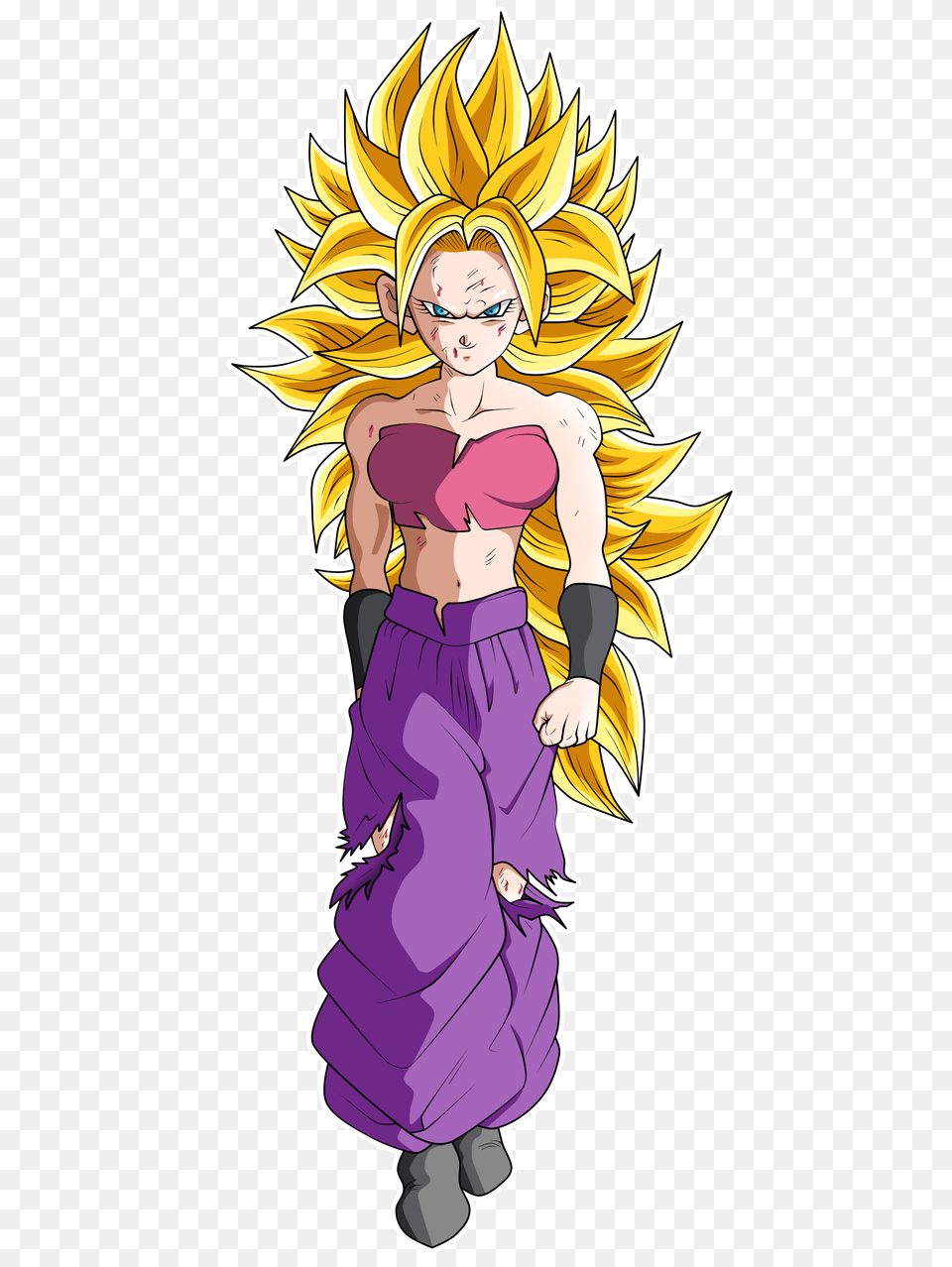 Super Saiyan Caulifla, Book, Comics, Publication, Manga Png