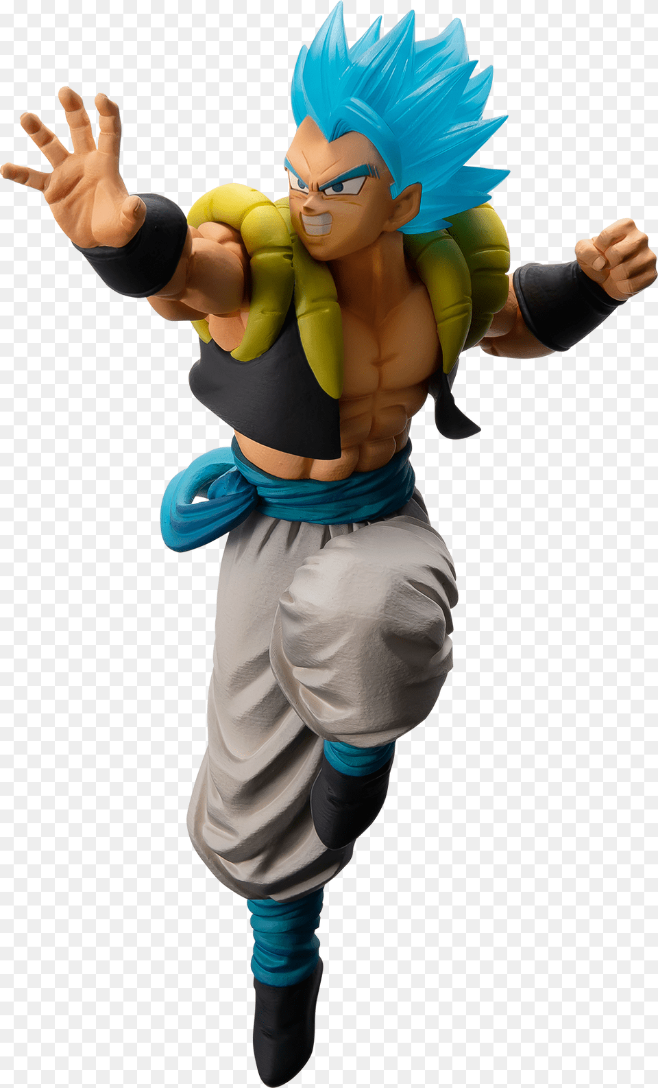 Super Saiyan God Gogeta Dragon Ball Broly Bandai Ichiban Ichiban Kuji Gogeta Blue, Book, Comics, Person, Publication Png Image