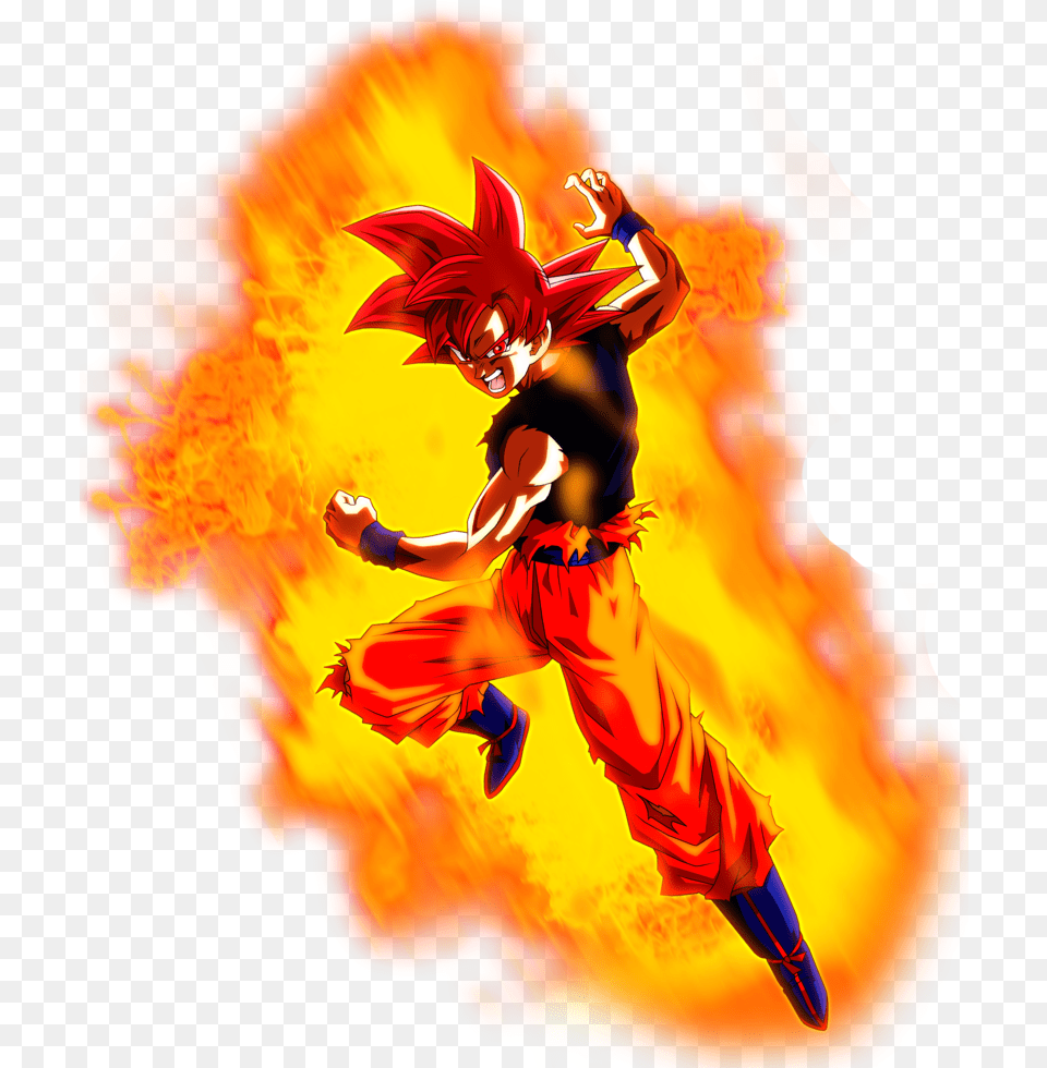 Super Saiyan God Goku Aura By Brusselthesaiyan Dc6enyd Kid Goku Ssj God, Dancing, Leisure Activities, Person Free Png