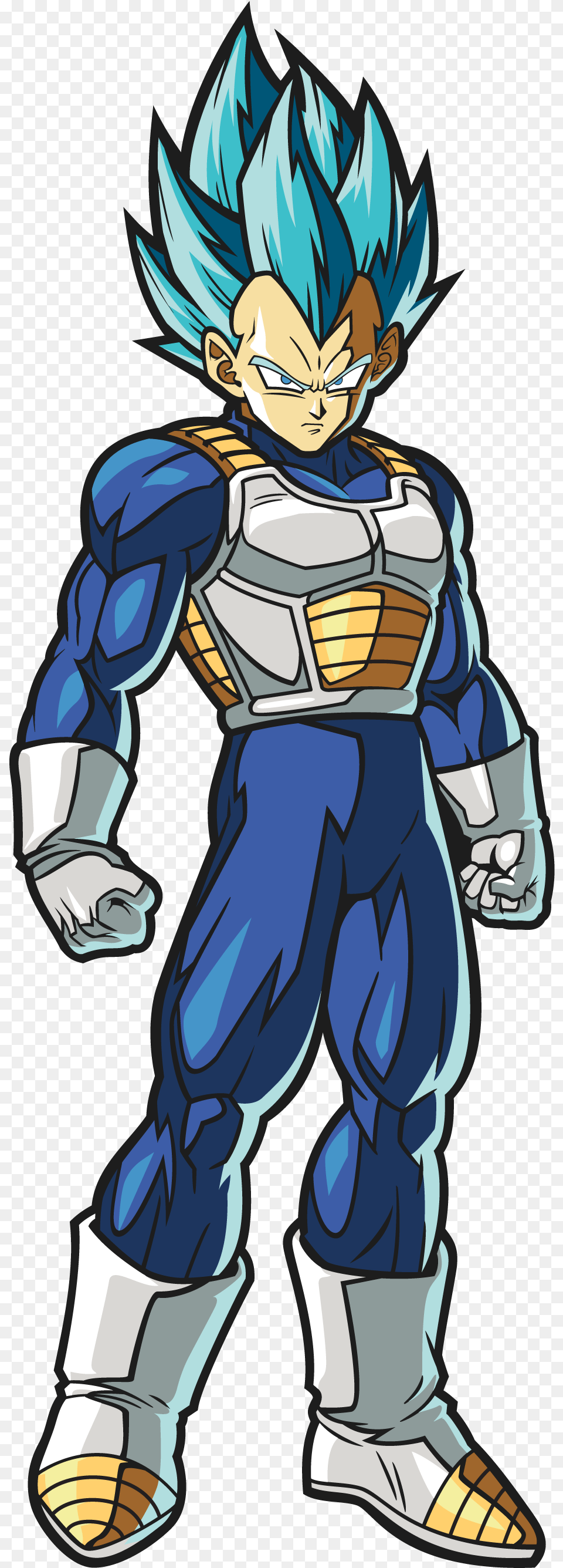 Super Saiyan God Super Saiyan Vegeta Figpin Vegeta Dragon Ball Fighterz Vegeta Blue, Book, Comics, Publication, Manga Free Png Download