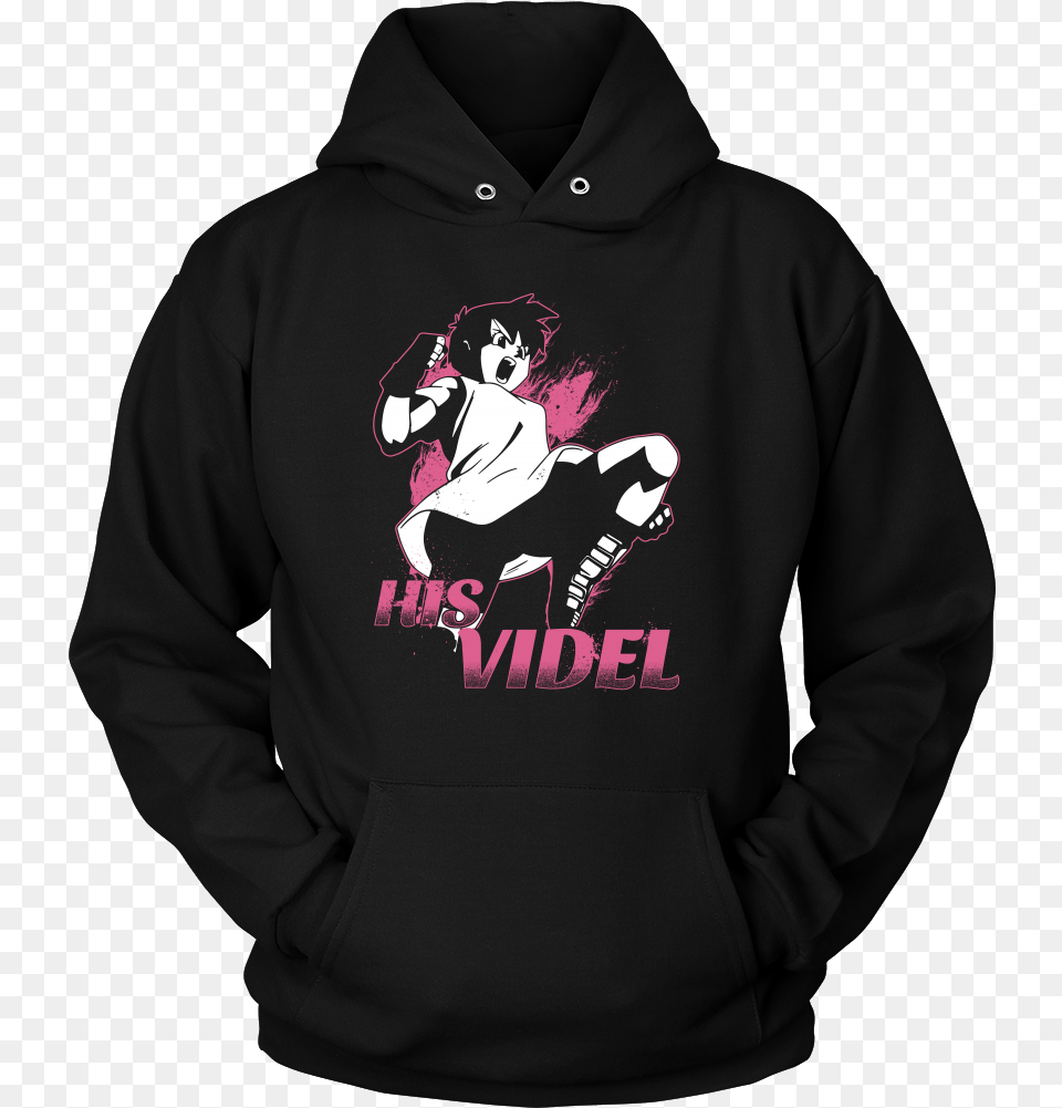 Super Saiyan Gohan His Videl Unisex Hoodie T Shirt Grandpa Motorcycle T Shirt, Clothing, Knitwear, Sweater, Sweatshirt Free Png