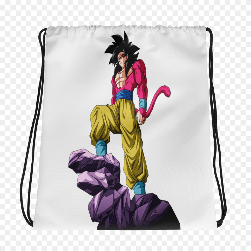 Super Saiyan Goku Drawstring Bag, Book, Comics, Publication, Adult Free Transparent Png