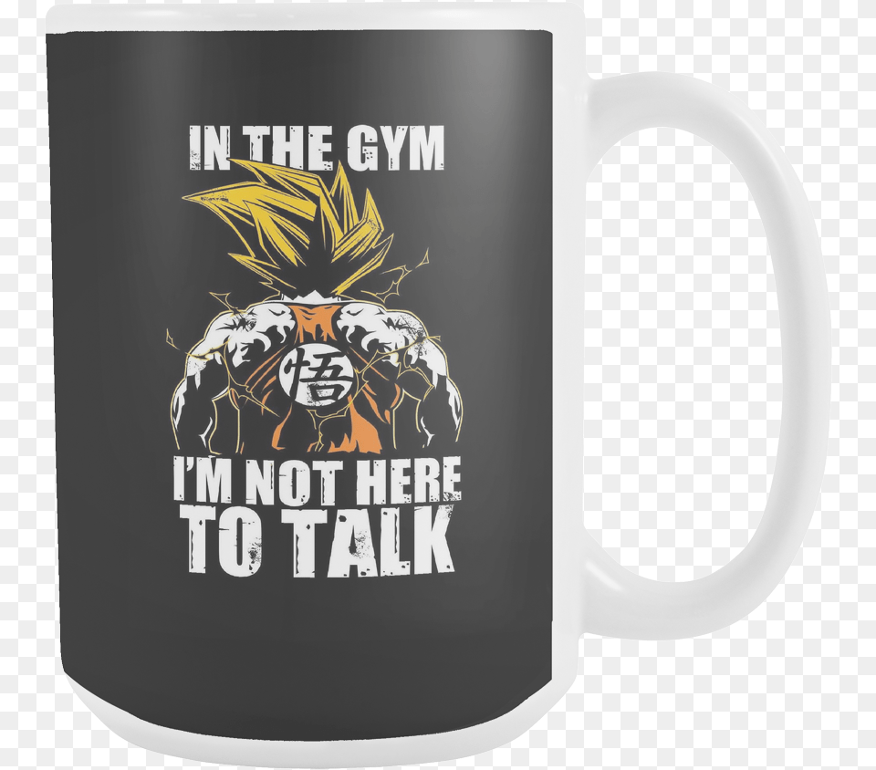 Super Saiyan Goku Not To Talk In Gym Training Workout Super Saiyan Goku Gym, Cup, Beverage, Coffee, Coffee Cup Png Image