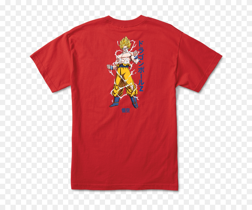 Super Saiyan Goku Tee, Clothing, T-shirt, Baby, Person Free Png