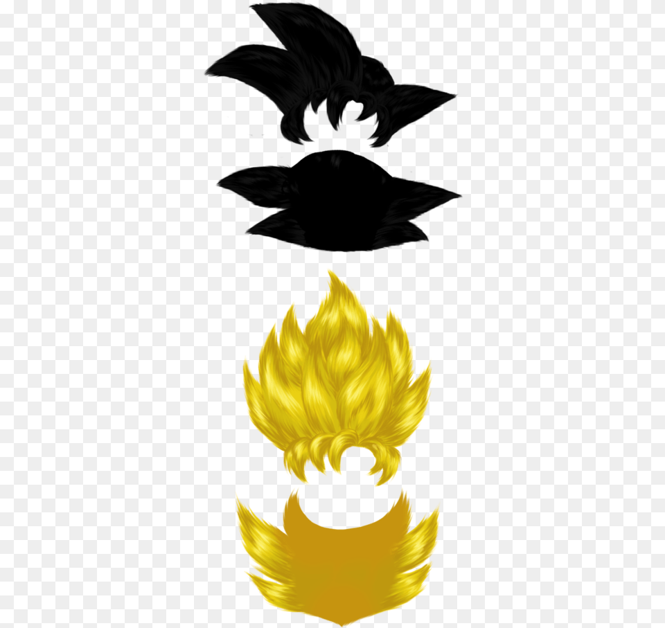 Super Saiyan Hair Back, Logo, Symbol, Baby, Person Free Transparent Png