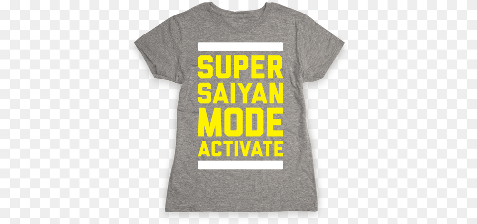 Super Saiyan Mode Activate Womens T Shirt My Lazy Magical Girl Costume T Shirt Funny T Shirt, Clothing, T-shirt Free Png Download