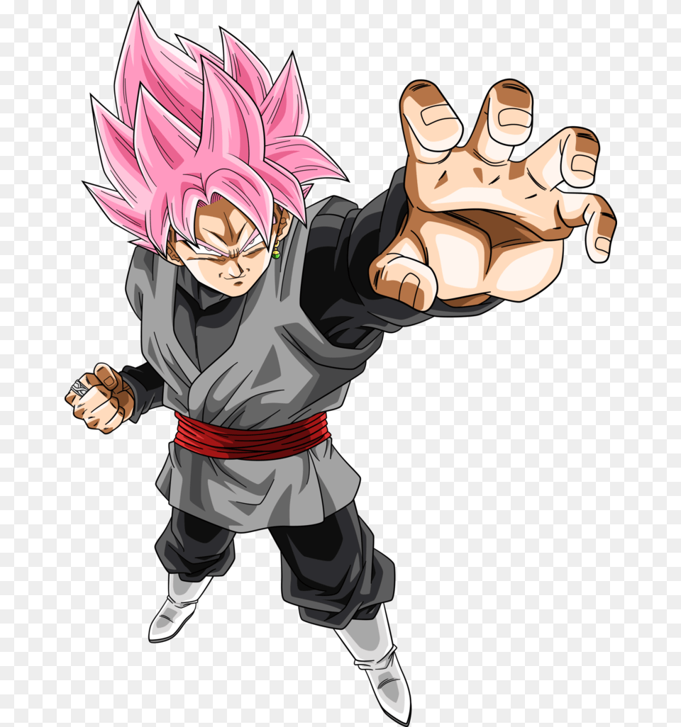 Super Saiyan Rayos Goku Black Vs Hit, Book, Comics, Publication, Baby Png