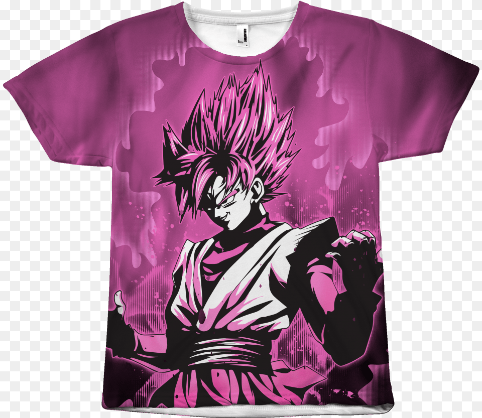 Super Saiyan Rose, T-shirt, Clothing, Book, Comics Png Image