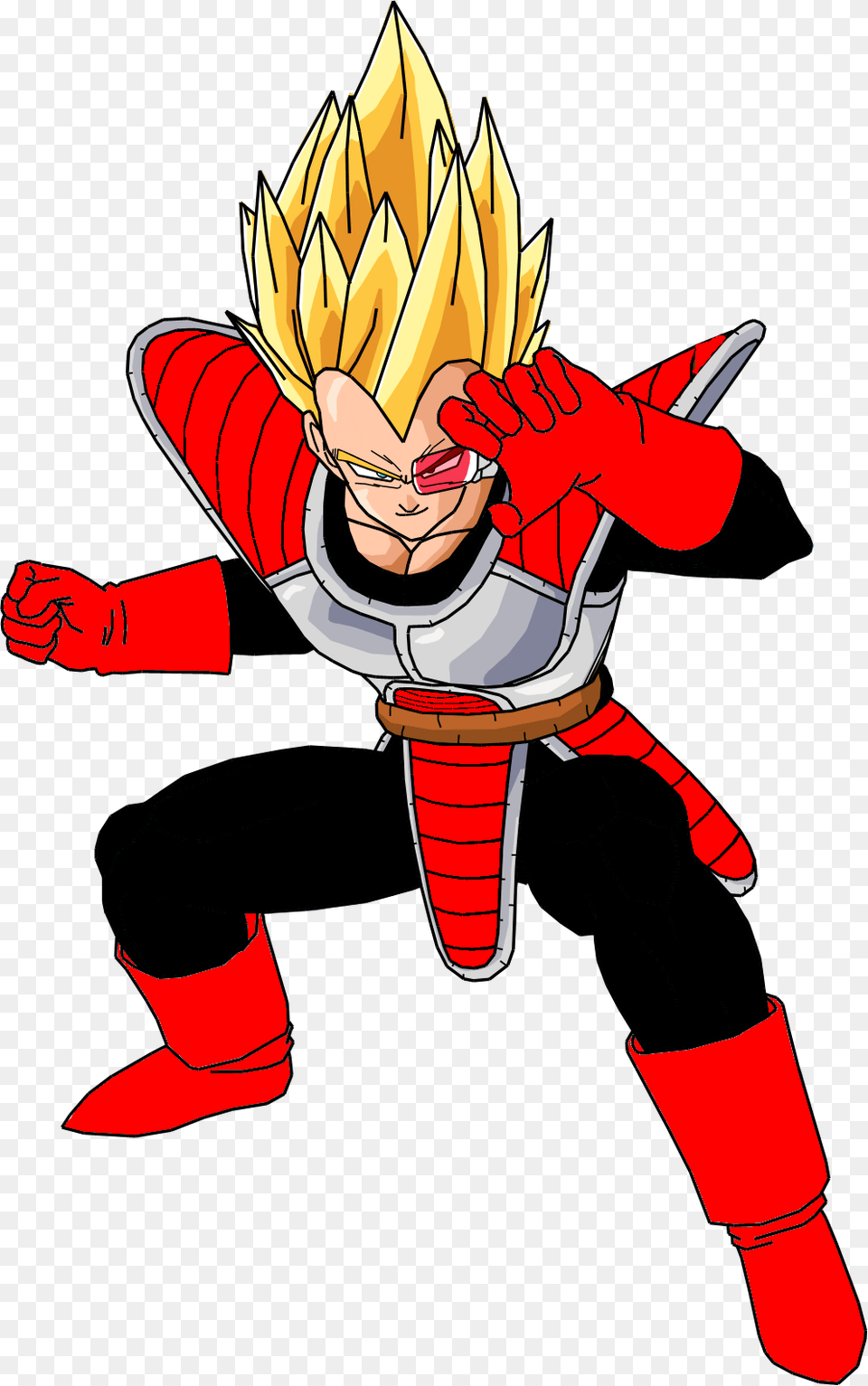 Super Saiyan Scouter Vegeta, Book, Comics, Publication, Baby Free Transparent Png