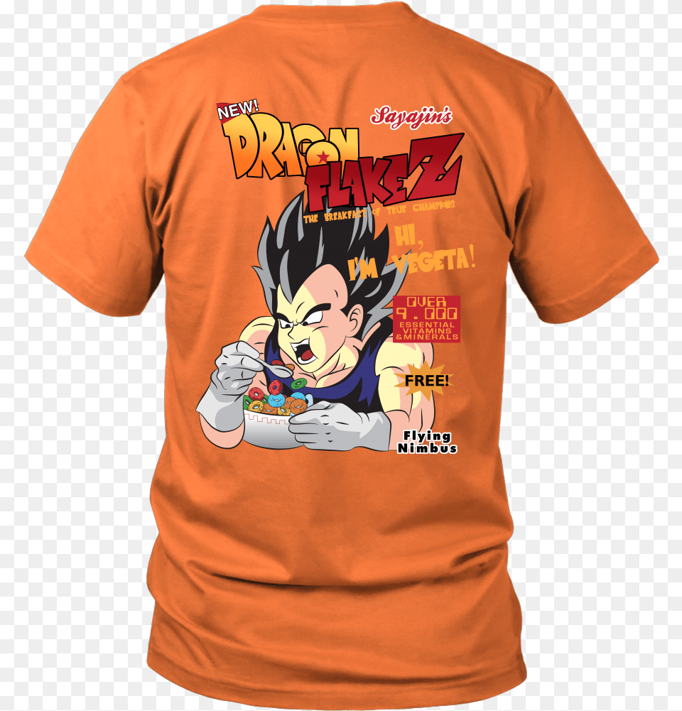 Super Saiyan Vegeta Dragon Flake Z Cereal My Mom Is A Veteran Shirt, Clothing, T-shirt, Face, Head Free Transparent Png