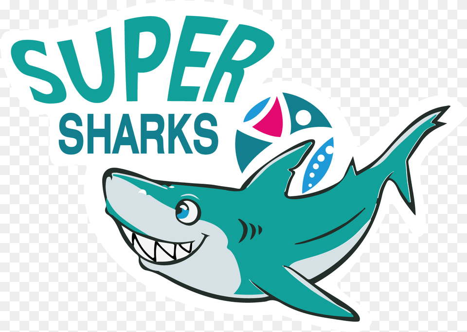 Super Sharks Logo City Of Greater Geraldton, Animal, Sea Life, Fish, Baby Free Png Download