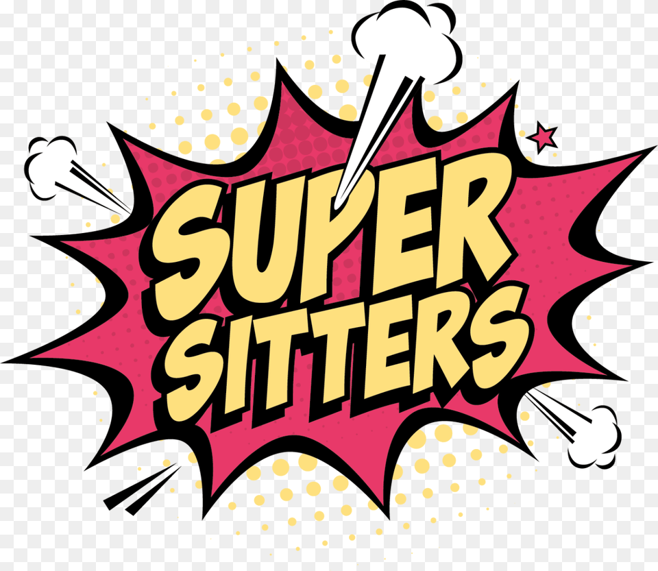 Super Sitters Logo Illustration, Book, Publication, Comics Free Png